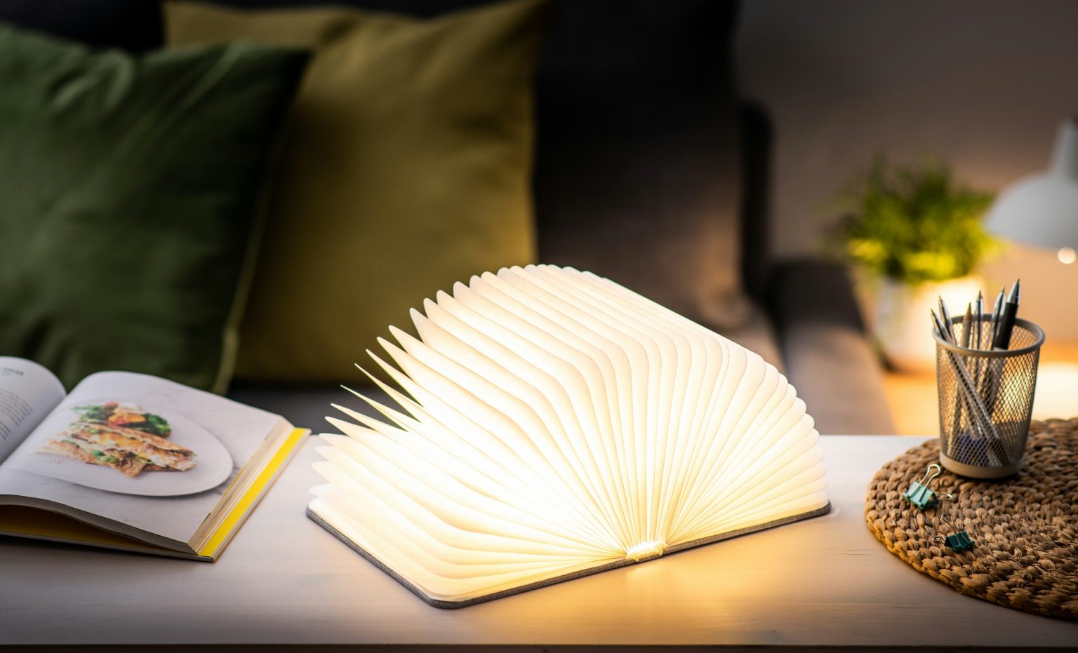 Gingko » Smart Book Light (Linen Fabric)