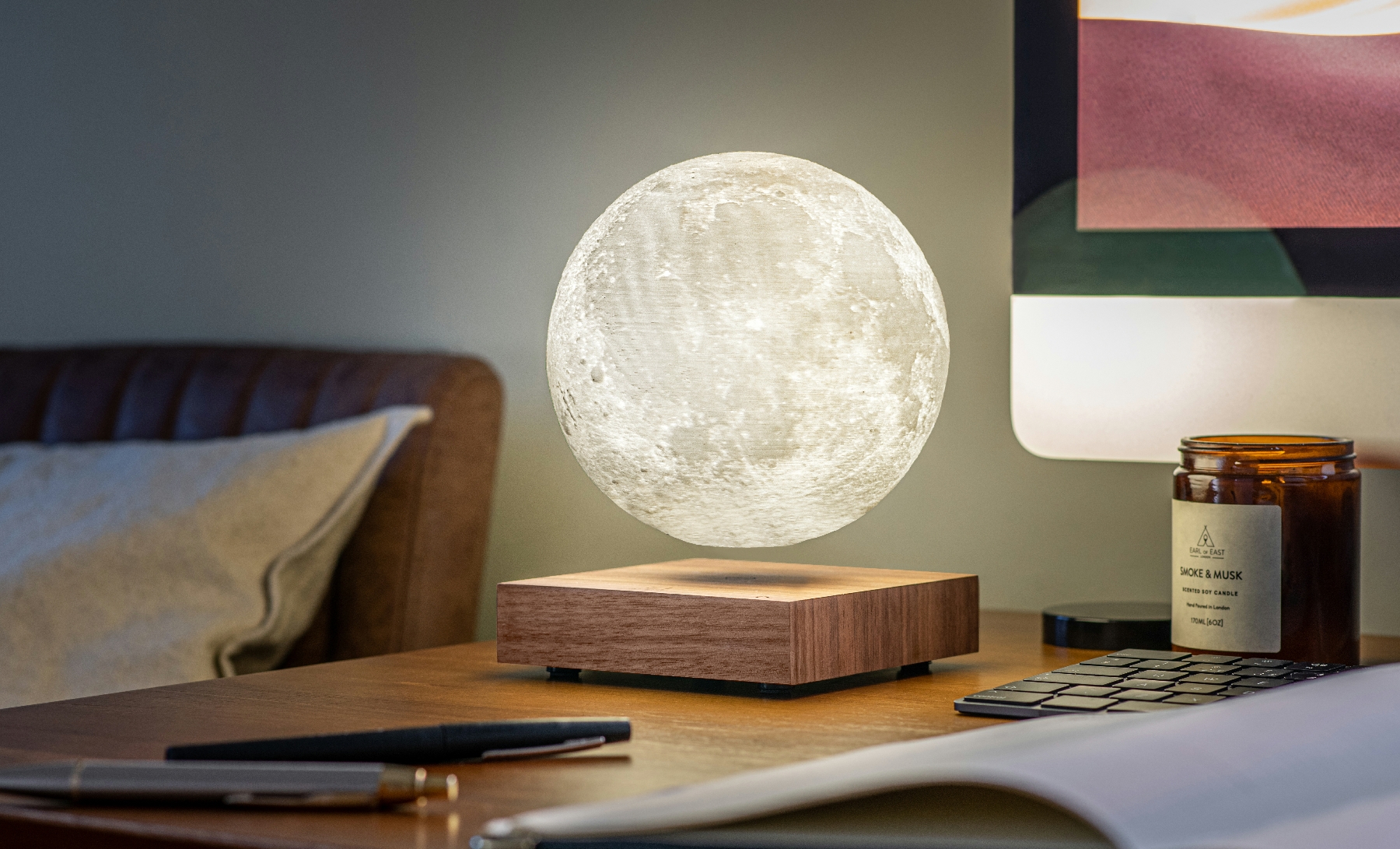 moon lamp photography