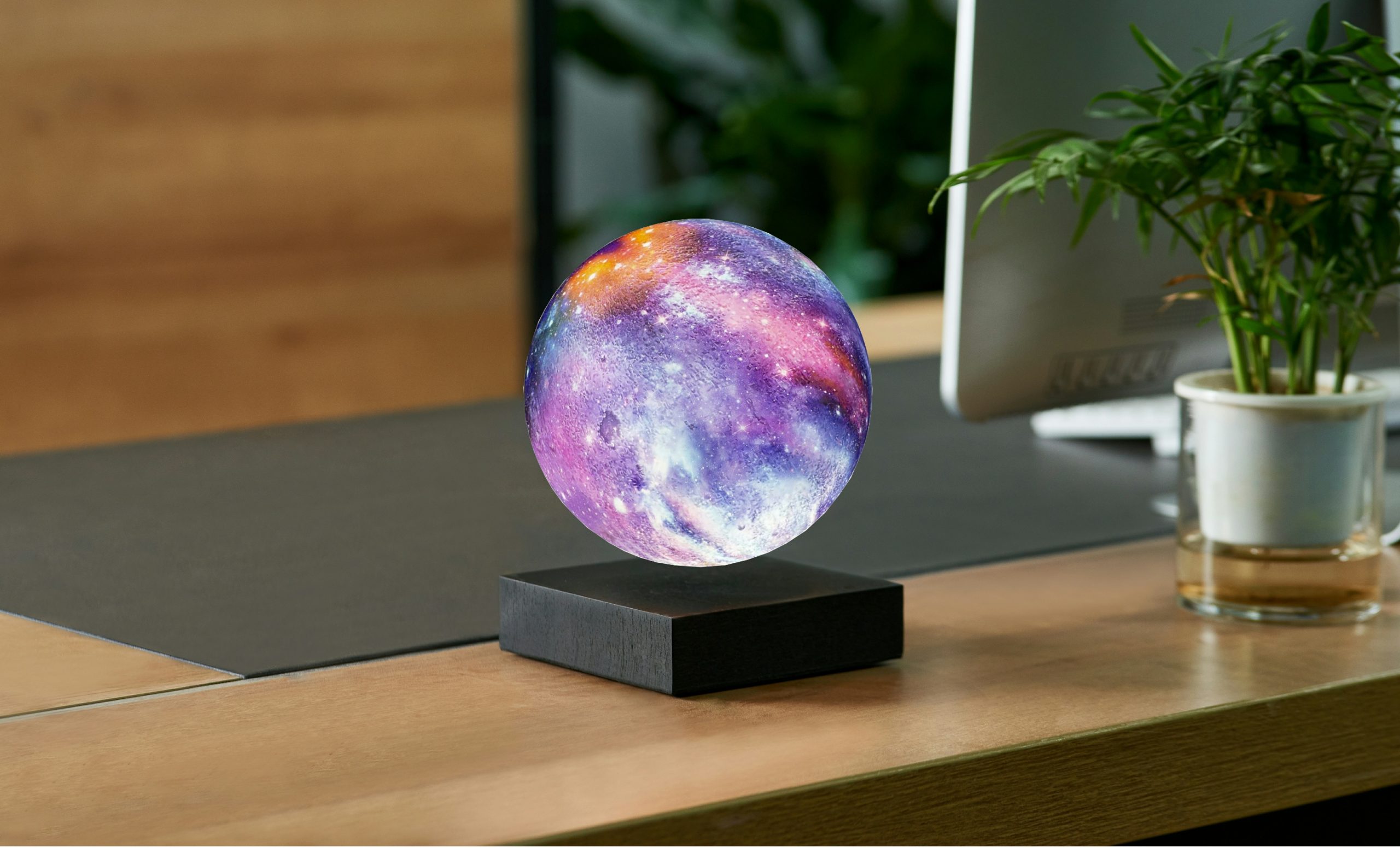 Levitating galaxy deals lamp