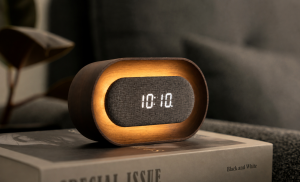 Lumos Clock - Oval Walnut