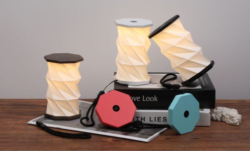 Mini Hexagon Twist Lamp