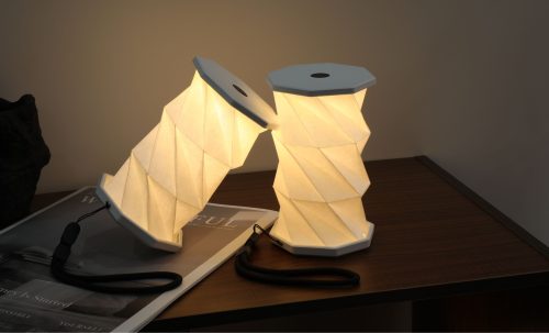 Mini Hexagon Twist Lamp