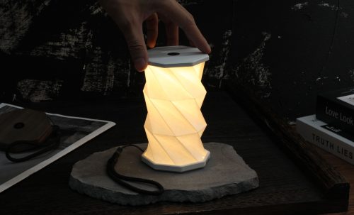 Mini Hexagon Twist Lamp